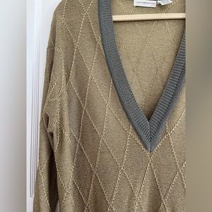Liz Claiborne gold tunic